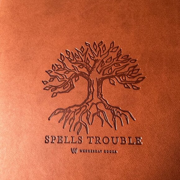 New FSC Spells Trouble Wednesday Book Made In Italy Journal Book - Picture 2 of 15